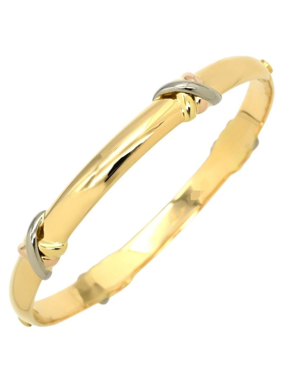 Cartier Bracelet Trinity Bangle Yellow Gold Pink White 16 18k